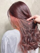 サロンドミルク 溝の口店(salon de MiLK)&nbsp;インナーカラー♪チェリーピンク