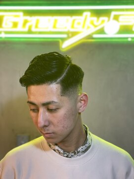 グリーディーフォックス 代々木(Greedy FOX) かき上げヘア/サイドパート/韓国マッシュ/フェードカット/代々木