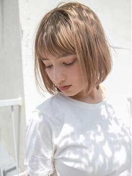 シルクレイ 新宿店(Silk-lei) 【Silk-lei】ホワイトベージュボブ