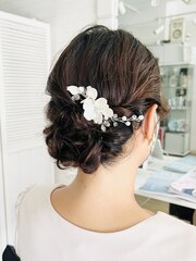 結婚式ヘアセット