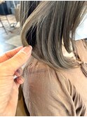 ブリーチなし♪育てるカラーで創る抜群の透明感カラー♪