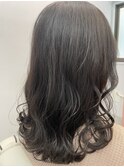 髪質改善カラー/イルミナカラー/ブリーチなしグレージュ