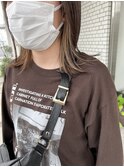 インナーカラー＋アッシュベージュ