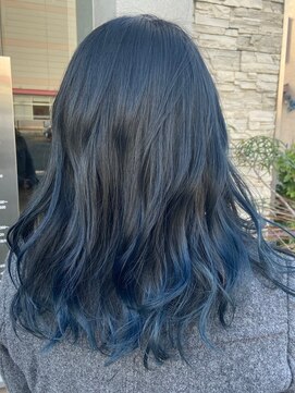 ヘアーメイク ラグズ(Hair Make Luxtz) 艶感カラー☆裾カラー/ブルーグレージュ/グラデーションカラー