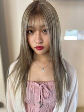 ジャンクス 千葉(junks) グレージュカラー/シルキーベージュ/艶髪ボブ[千葉/千葉中央]