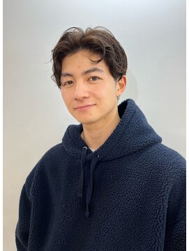 アッドバイケーツー 心斎橋(add by k-two Men's) くせ毛を生かしたかき上げスタイル