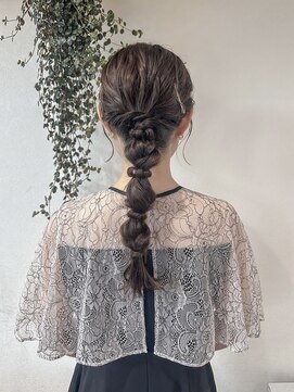 ゼスト 中野店(ZEST) 【ZEST中野/武田智海】王道お呼ばれヘア/編み下ろし