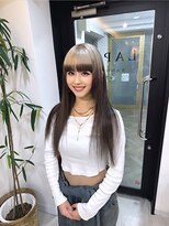 ラピス 名古屋駅前店(Lapis)&nbsp;ルーツカラー/ホワイトグレー/エクステ／名駅