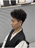 短髪パーマ/ツーブロック/刈り上げ/ビジネススタイル/大人パーマ