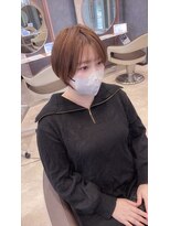 ヘアメイク アース 秋田仁井田店(HAIR & MAKE EARTH)&nbsp;えりあしすっきり丸みショート