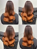 グルグル 新小岩店(GULGUL)&nbsp;巻いて更に可愛いオレンジカラー【佐藤】