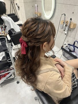 クラン 北新地店(Clan) ハーフアップ/北新地ヘアセット