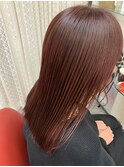 髪質改善　イルミナカラー　チェリーブラウン@田代5/18