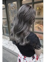 シャル 錦糸町(shalu) ロングレイヤー　グレージュ