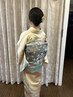 【風間限定】訪問着着付け＋ヘアセット　※3日前までにご予約ください