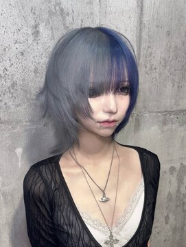 エルシャドール(EL-SHADDOLL) ネイビー グレー ツートン