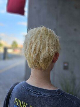 オーガニック ライフ 若葉 鶴ヶ島(organic+life) 20代30代メンズ◎抜きっぱなしウルフで秋カラー