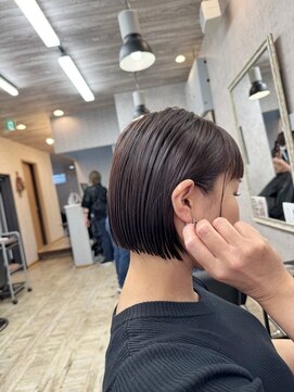 ティエル 町田店(tiel) 【ボブ】耳かけぱつっとbob