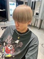 メンズサロン キング 心斎橋店(Men’s salon K!ng) ホワイトメッシュ/ツイスト/ツイスパ/パーマ/メンズ/眉毛/心斎橋