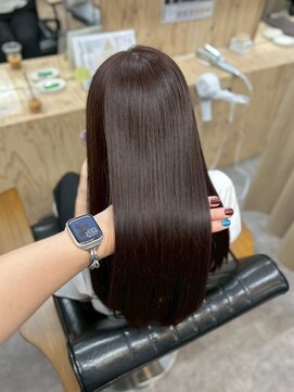 ヌープヘアーアイス(NUUP.hair ici) 【やわらか見せ】透明感ブラウン◎
