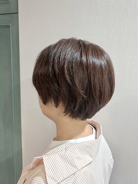 ヘアサロン ナノ(hair salon nano) 丸みショート/ブラウンカラー/オイルカラー/髪質改善/30代/40代