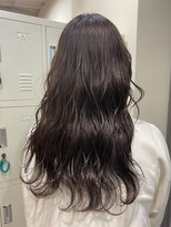 コトナ 越谷店 大人女性人気|透明感ロングレイヤー×オリーブベージュ【越谷】