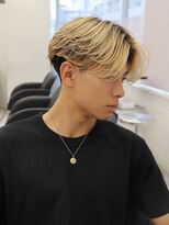 メンズペレ 渋谷(MEN'S PELE)&nbsp;MEN’S HAIR/ブルーブラック/フェザーパーマ/渋谷