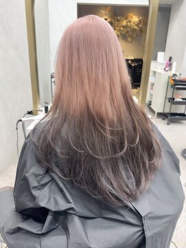 ロンド レア 天神大名店(Lond Le’a) オリーブグレー /ココアベージュ/黒髪/小顔に見せるヘア