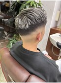 スキンフェード ホワイトメッシュ