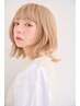 【出来るだけ綺麗に染めたい方へ】ブリーチ+透明感カラー+ナノバブル￥13500