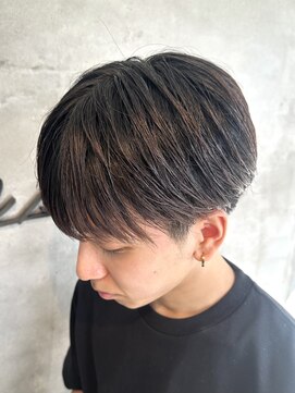 ゼゼ 高知店(zeze) シースルーマッシュ/テーパーフェード/直毛/黒髪/高知市