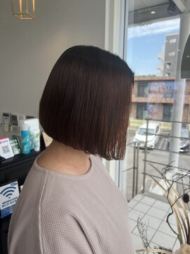 ラーム 宇部高校前店(rame) 髪質改善、ボブスタイル