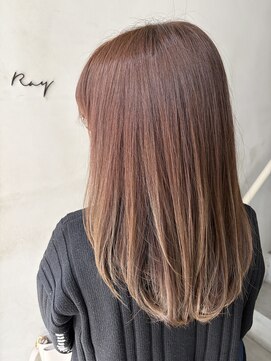レイキョウト(Ray Kyoto) ブリーチ辞めてく方オススメ◎バレイヤージュ風グラデーション