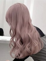 ミル 心斎橋(MIL)&nbsp;くすみピンク/ダブルカラー/ハイトーン/波巻き【心斎橋】