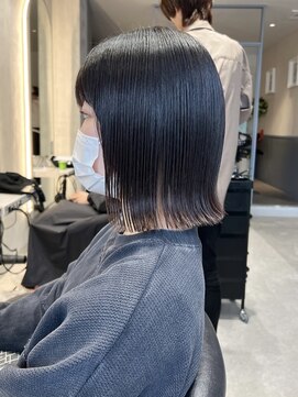 ロンドイディールバンダイ 新潟万代(Lond ideal) 美髪矯正切りっぱなしロブ