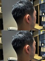 メンズココ メンズパーマ 韓国ヘア 日本橋店(MENS COCO)&nbsp;お客様スタイル　テーパーフェード×ベリーショート