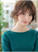 インナーボブ/ショートボブ/ゆるふわショート/20代/30代/40代g