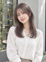 フィエルウメダ(Fier umeda)&nbsp;ブリーチなしダブルカラー×前髪カット×顔周りカット