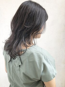 ココロクレド(COCOLO credo) たっぷりレイヤースタイル × ラベンダーグレージュ