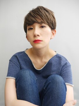 オーガニック アトリエ 大宮(organic+atelier) ユニセックスショート×ブリーチ