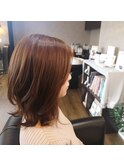 切りっぱなし大人ボブ
