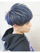 ヘアテリア リュウ 大塚(hair teria ryu) メンズブルーグレーマッシュ