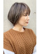 似合わせカット×透け感大人ショート【瀧上丈司】