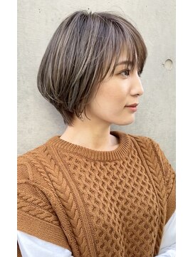 ミチオ ノザワ ヘアサロン ギンザ(Michio Nozawa HAIR SALON Ginza) 似合わせカット×透け感大人ショート【瀧上丈司】