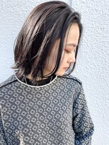 ミィ 表参道(mee.)&nbsp;【mee.】オオニシ　外ハネ　ボブ　黒髪