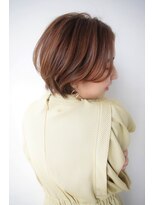 ビーハイブ 一番町店 アヴェダ(BEHIVE)&nbsp;束感ショートボブ×センターパート