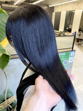 ジーニーホリエ(Geniee horie) Geniee horie 【 艶ネイビー×ミネコラトリートメント 】