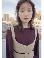 エル 桜山(yel)&nbsp;くせ毛風パーマ/髪質改善/インナーカラー/ケアブリーチ