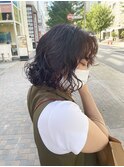 ボブ×くるくるパーマ