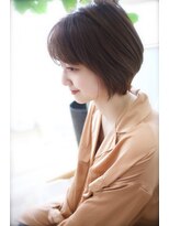 グランアージュ 船橋南口店(grandage)&nbsp;くびれヘア/ベナボブ/脱白髪染め/春カラー/フォギーブラウン t1